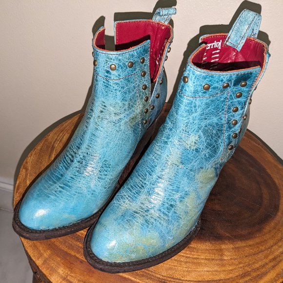 Ferrini womens booties - Turquoise - Size 8 1/2 - Picture 3 of 16
